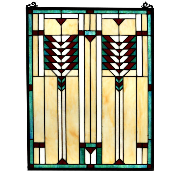 Loon Peak Mission Stained Glass Window Panel & Reviews Wayfair